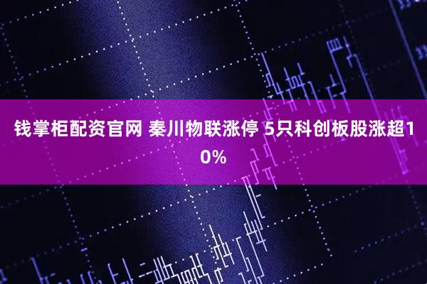 钱掌柜配资官网 秦川物联涨停 5只科创板股涨超10%